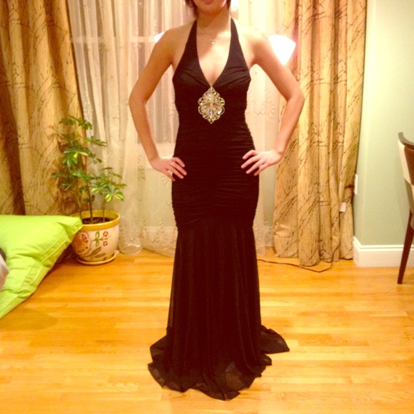 Black Cache evening dress