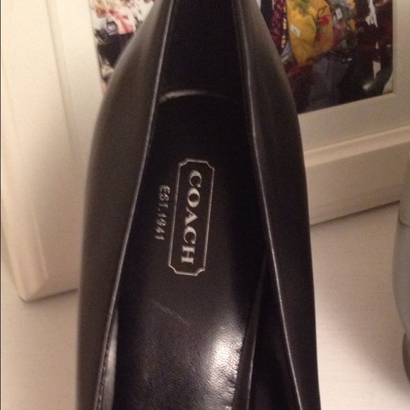 NWOT Coach Heels--Studded - Picture 3 of 4