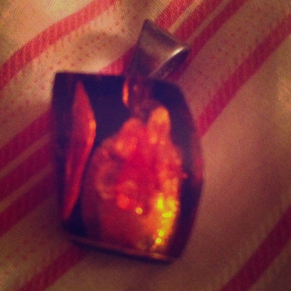 Antique orange stone charm make offer