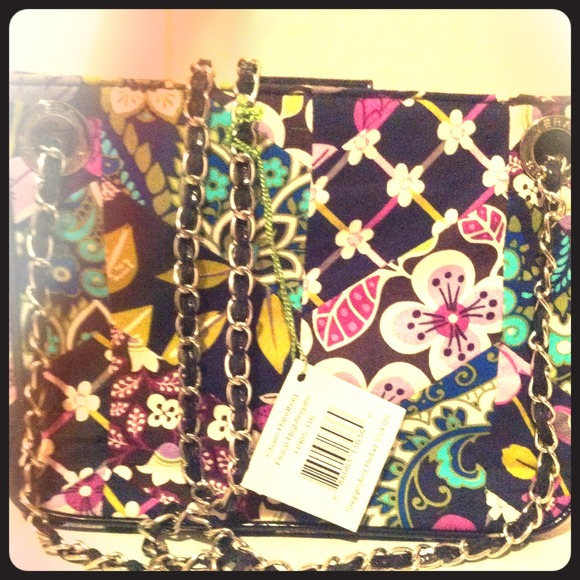 NWT Vera Bradley Floral Nightingale chain handbag