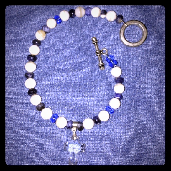 Zenuj Custom Cross Charm Bracelet.