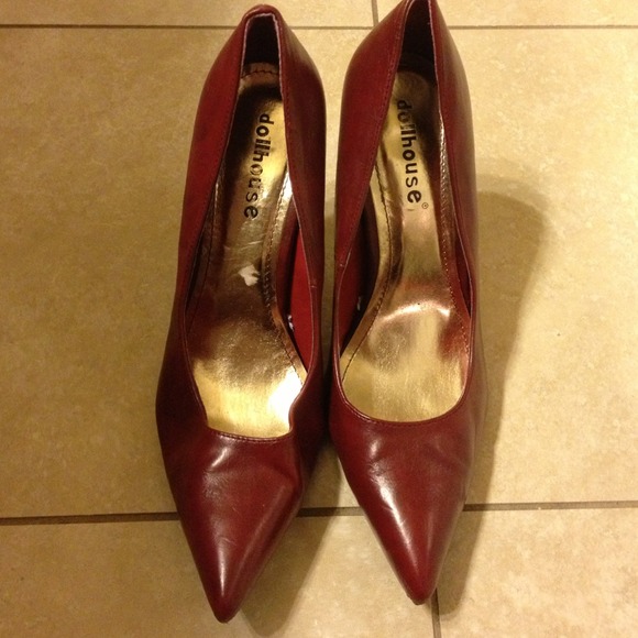 Red Dollhouse Heels!