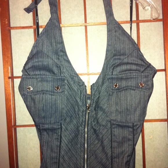 *BRAND NEW* Jean-Dress. So Adorable!! - Picture 2 of 3