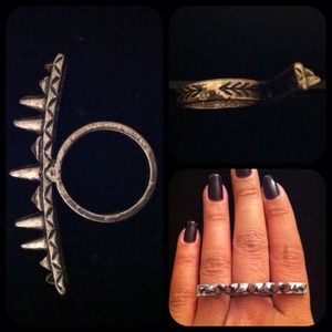 Silver Spike Ring