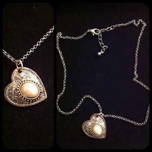 Pearl Heart Necklace