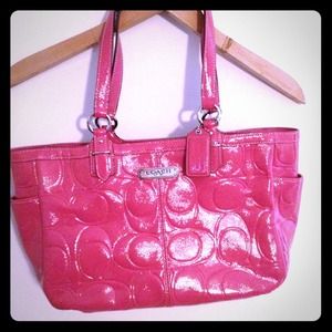 RESERVED:Pink coach purse