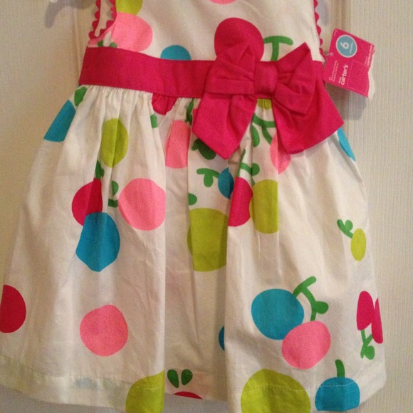 6 months Carter's spring dress w/ diaper cover NWT - Picture 1 of 2