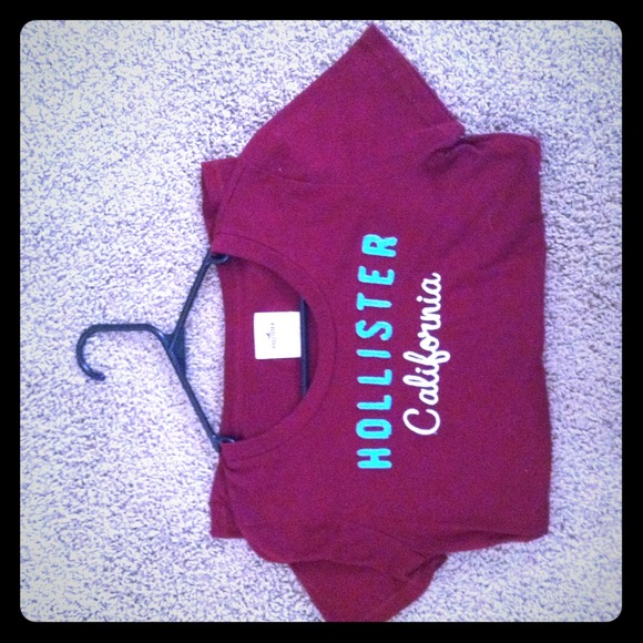 Dark Red Hollister T-Shirt
