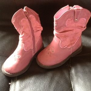 Pink Cowgirl Boots toddler girls 6