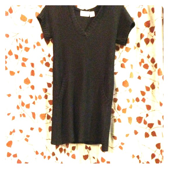 ---TRADED----Cozy Black sweater tunic top