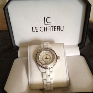 Le Chateau White Ceramic Watch