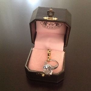 A juicy couture charm on ring. Reserve for tara08