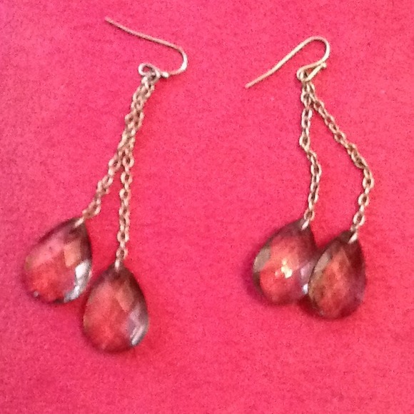 Smoky quartz .925 earrings.