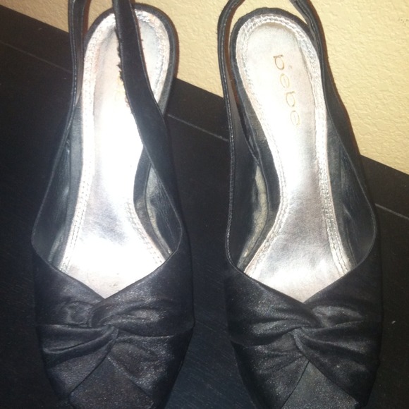 50 % off!!!! TODAY ONLY Bebe shoes