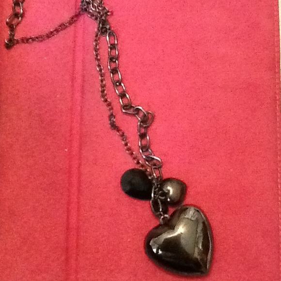 Heart long necklace!