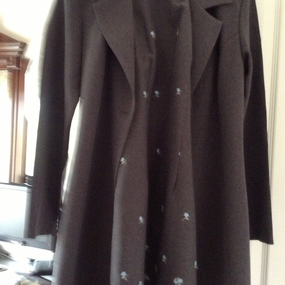 Band new gray office dress with coat