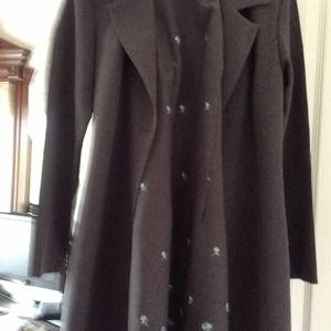 Band new gray office dress with coat