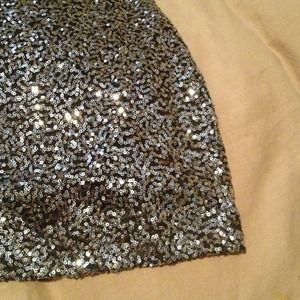 Sequin mini skirt