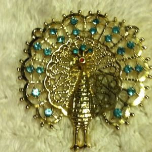 peacock broach