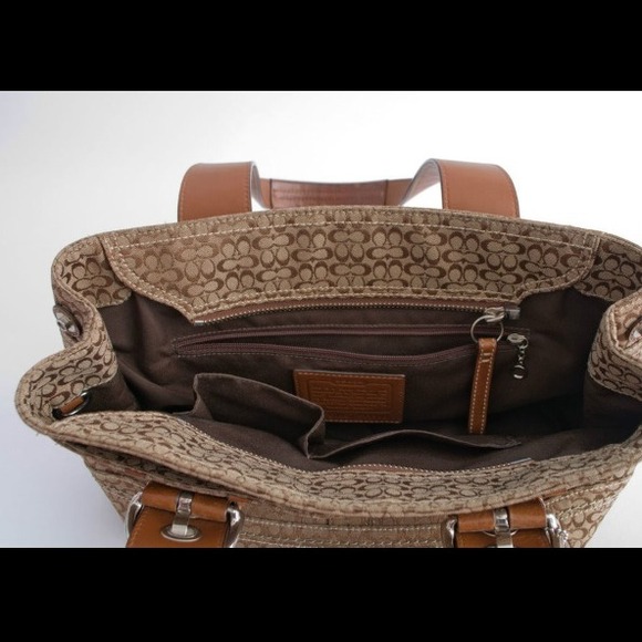 Authentic brown Coach purse f12310 - Picture 2 of 3