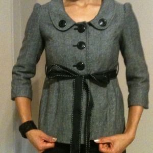 ❌SOLD IN BUNDLE❌sleeve houndstooth jacket.