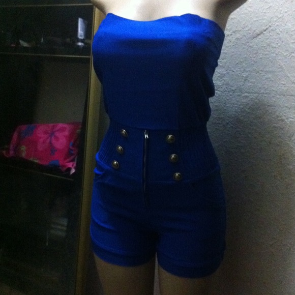 Blue romper