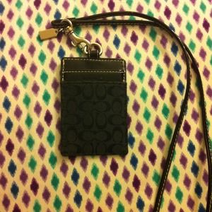 ✋SOLD ✋Coach ID Tag Holder