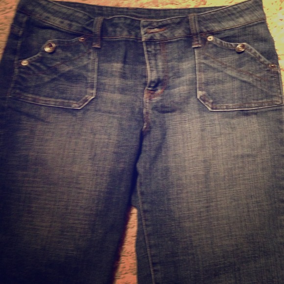 Boom Boom Jean Capris -- size 15