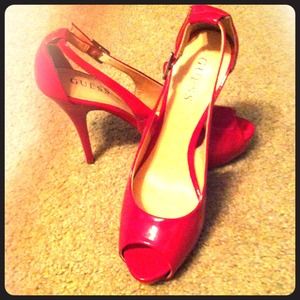 Hot Pink Patent Leather Heels