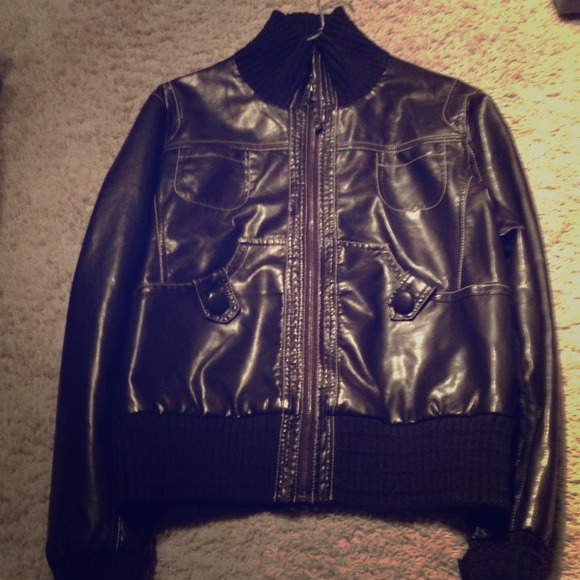 Mossimo patent leather jacket. Size XL.
