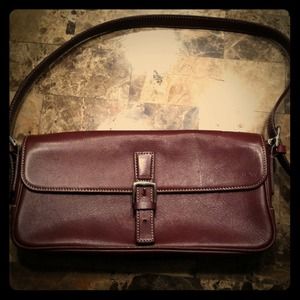 Burgandy vintage coach purse
