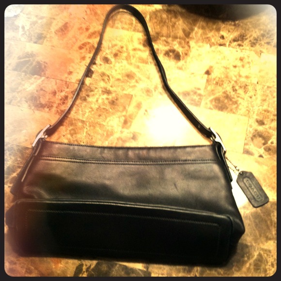 Black coach purse