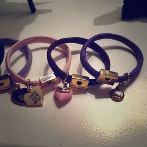 RESERVED!! 6 Juicy Couture bracelets!