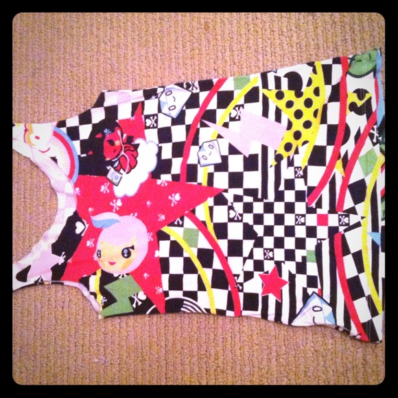 Toki Doki anime Japanese Tank top trimmed small s