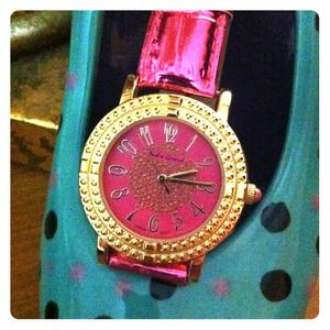 Andre Giroud Pink Wrist Watch