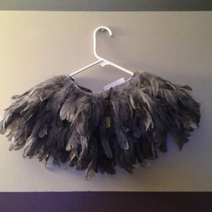 ASOS Feather Shawl Capelet