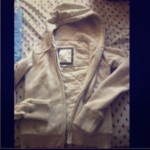 Gilly Hicks oatmeal fleece hoodie