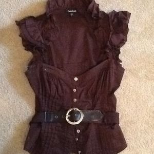 Brown Bebe shirt!