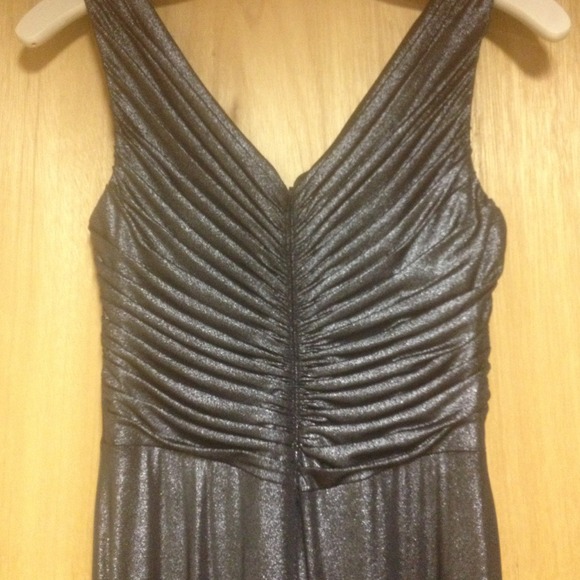 Gunmetal Shimmer Formal Gown - Picture 4 of 4