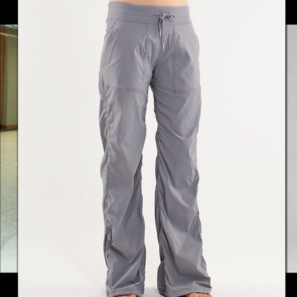 SOLD!! Lululemon studio pants in light gray