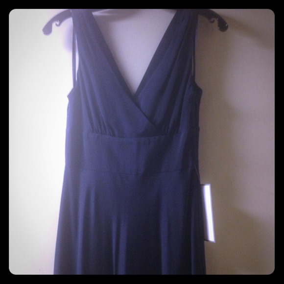 J Crew Navy Full Length Dress