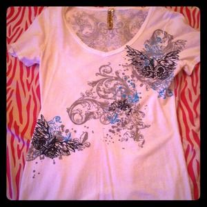 🚫Traded🚫Fleur de lis m/l top