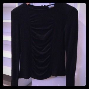Black silk/cashmere sweater
