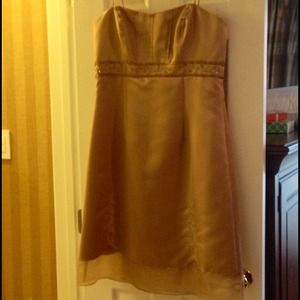Beautiful gold cocktail dress