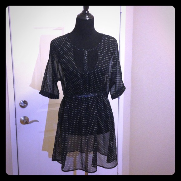 Sound & Matter Dresses & Skirts - ❌SOLD❌Lightly Worn Black & White Polka Dot Dress