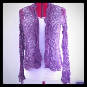 * SOLD * Cami® Sheer Sweater
