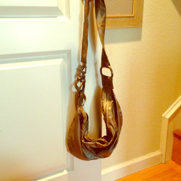Gold Cross Over Purse