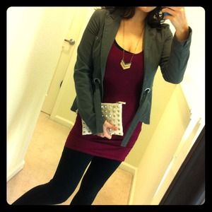 SOLD!! Triple 5 Soul green khaki blazer