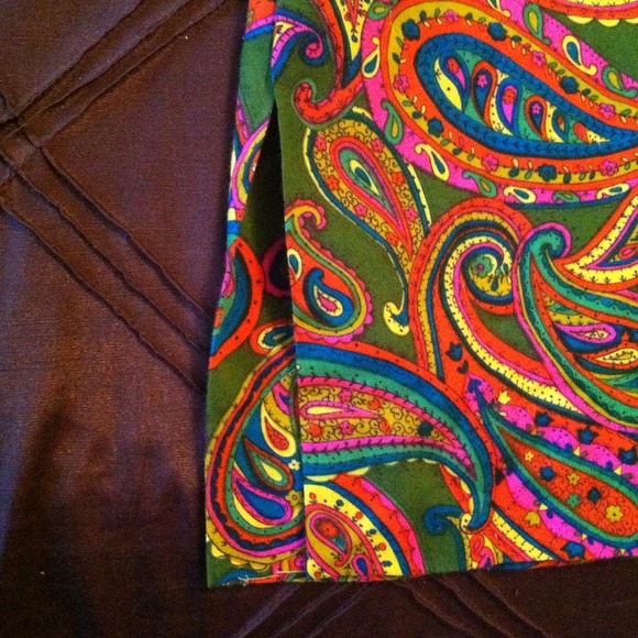 Vintage 1960s wiggle dress. Amazing paisley print! - Picture 2 of 4