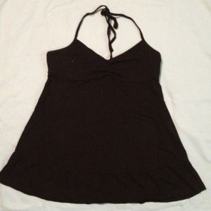 Black halter top
